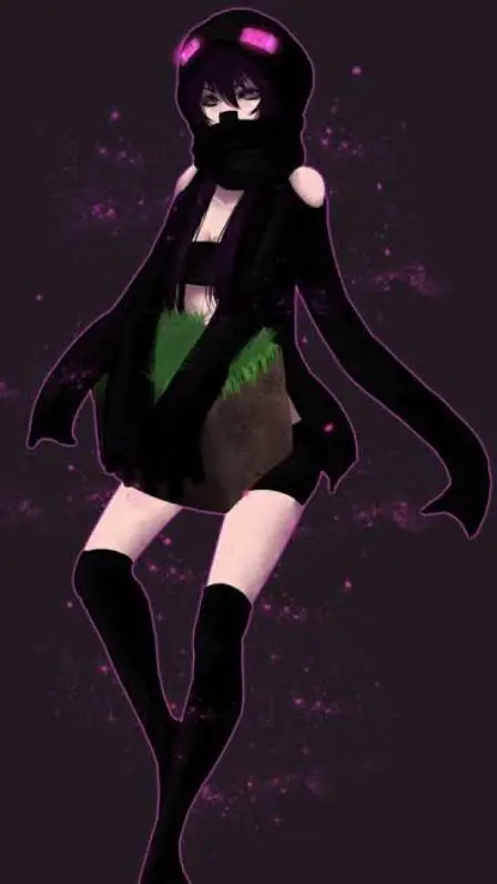 ai character: endergirl background