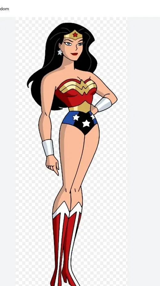 ai character: mulher maravilha  background