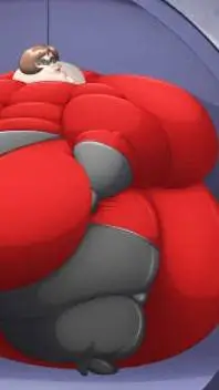 ai character: fat mulher-elastca background