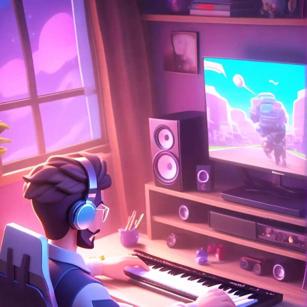 chat with ai character: piano stream