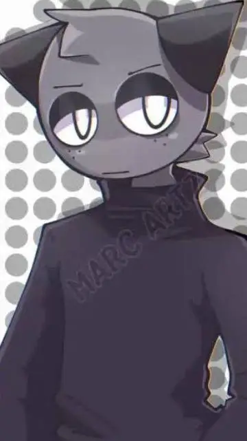 ai character: Gray  background