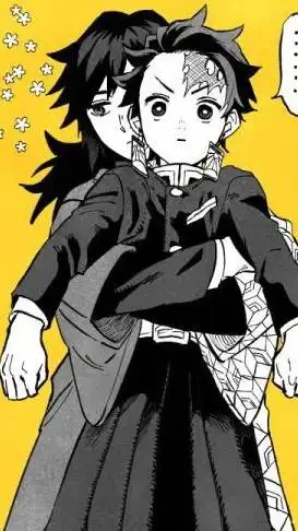ai character: Tomioka x Tanjiro background