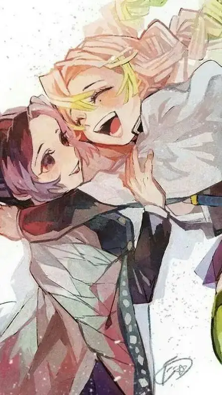 ai character: Mitsuri x Shinobu  background