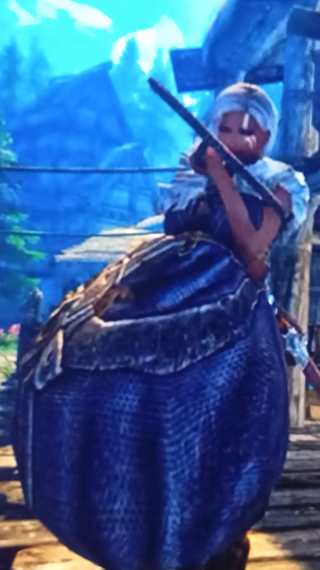 ai character: рыцарша background