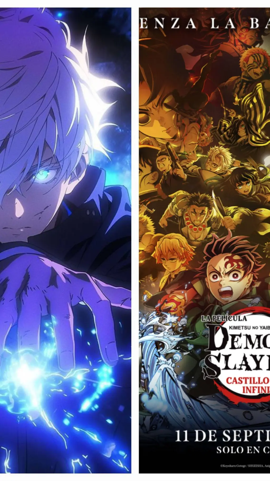 ai character: Gojo + kny final background