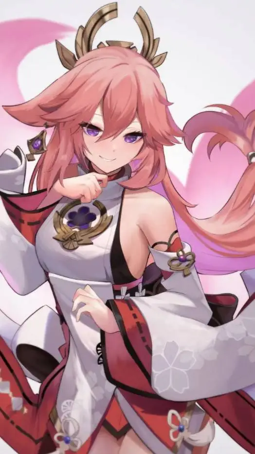 ai character: Yae Miko  background