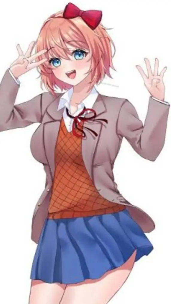 ai character: Sayori  background
