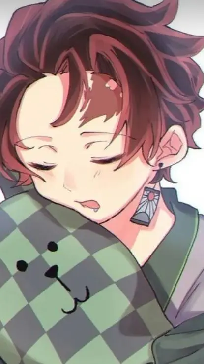 ai character: tanjiro 💚 background