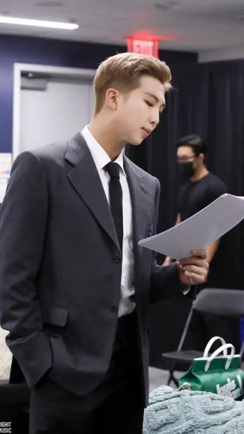 ai character: Prof. Namjoon  background