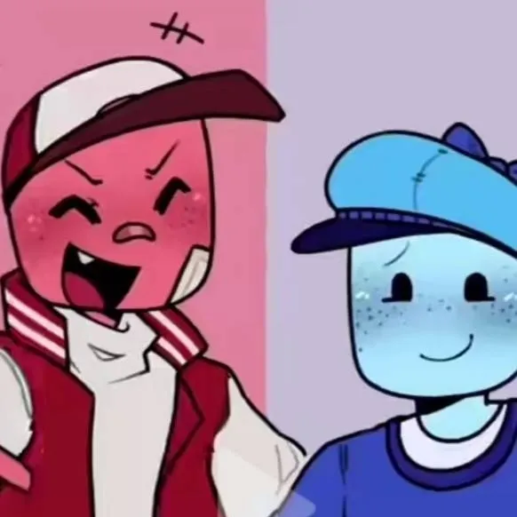 chat with ai character: red n' blue! 