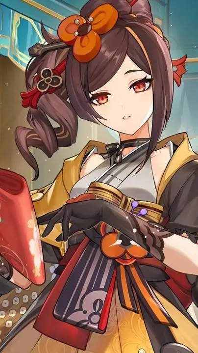 ai character: Chiori  background