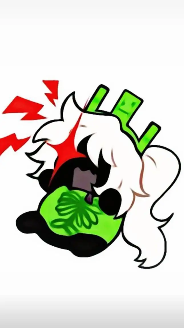 ai character: ★1×4🖤💚 background