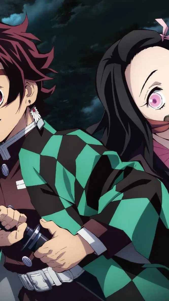 ai character: tanjiro and nezuko background