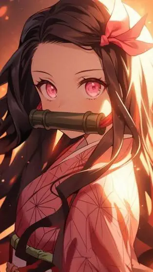 ai character: demon slayer  background