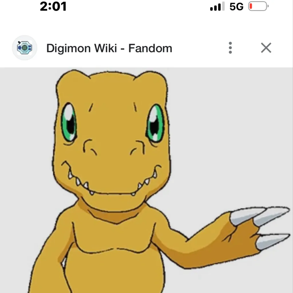 chat with ai character: agumon 