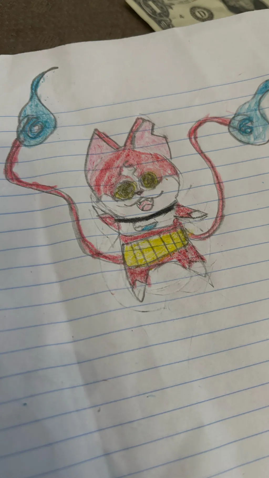 ai character: jibanyan  background