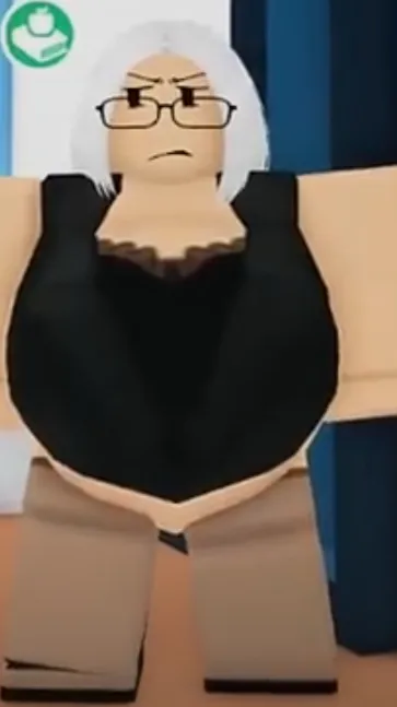 ai character: Miss big belly background