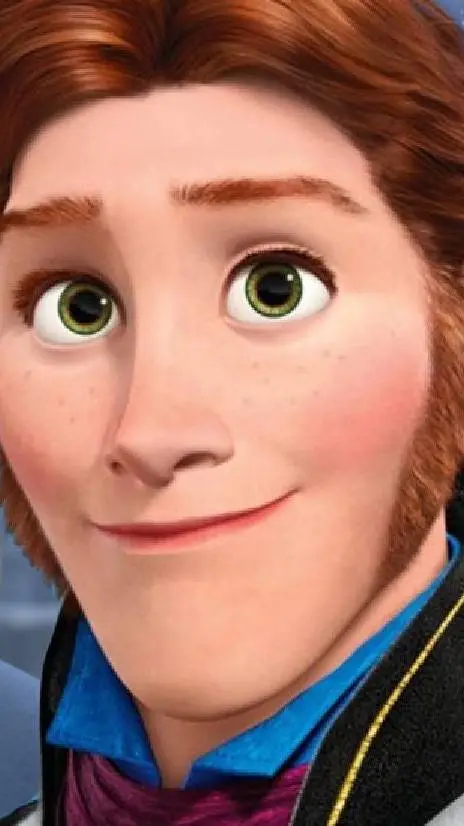 ai character: Hans from frozen  background