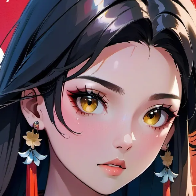 chat with ai character: large camera womam