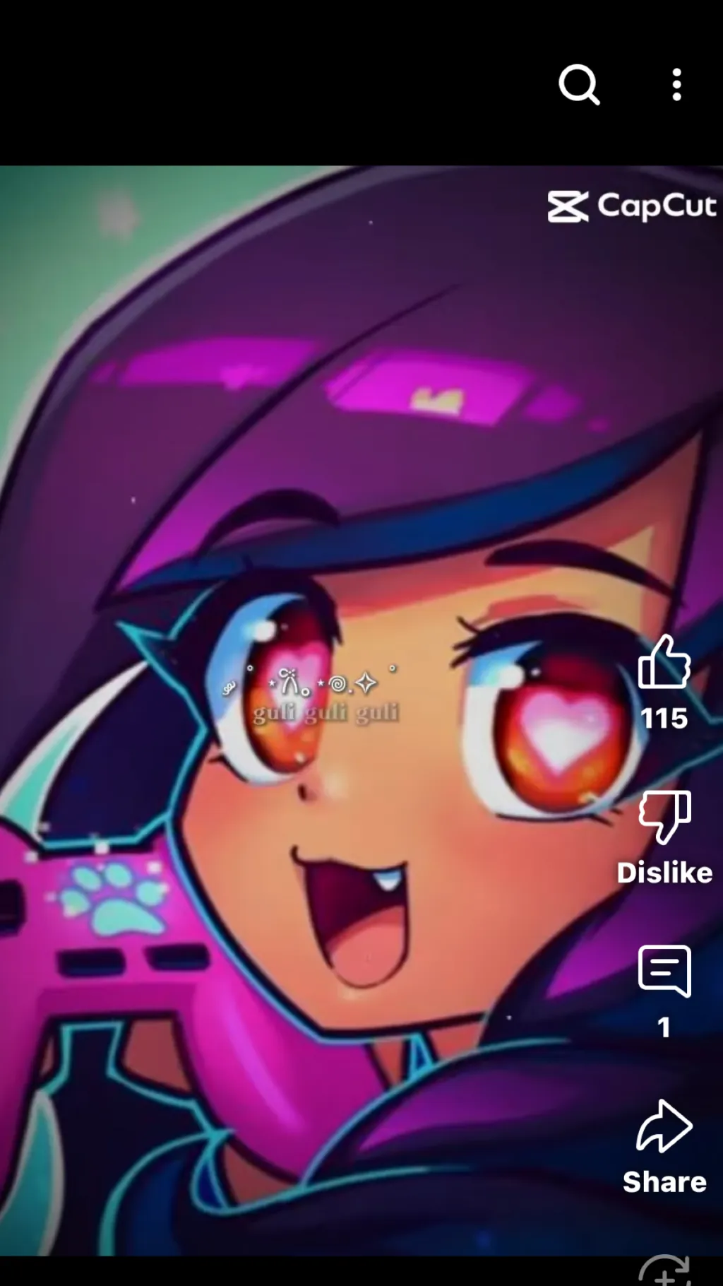 ai character: Kitten🩵 background