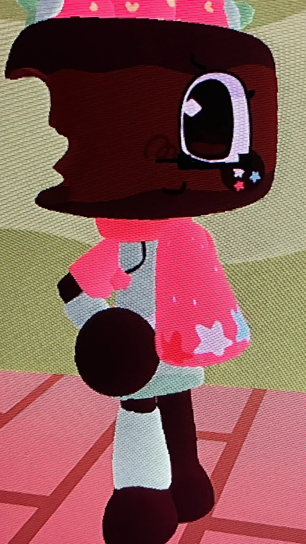 ai character: melanie the browni background