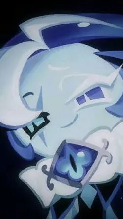 ai character: Shadow milk cookie background