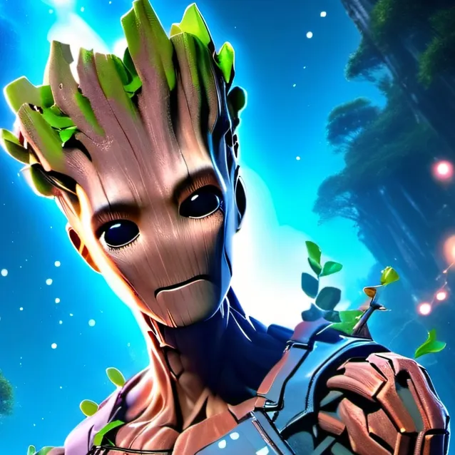 chat with ai character: groot
