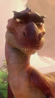 ai character: Momma Dino  background