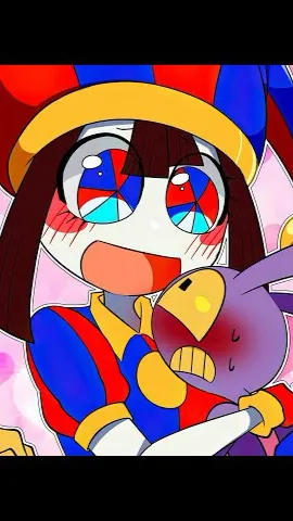 ai character: Pomni X Jax background
