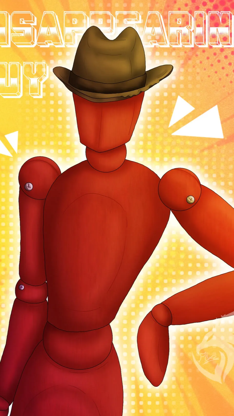 ai character: Disappearing guy background