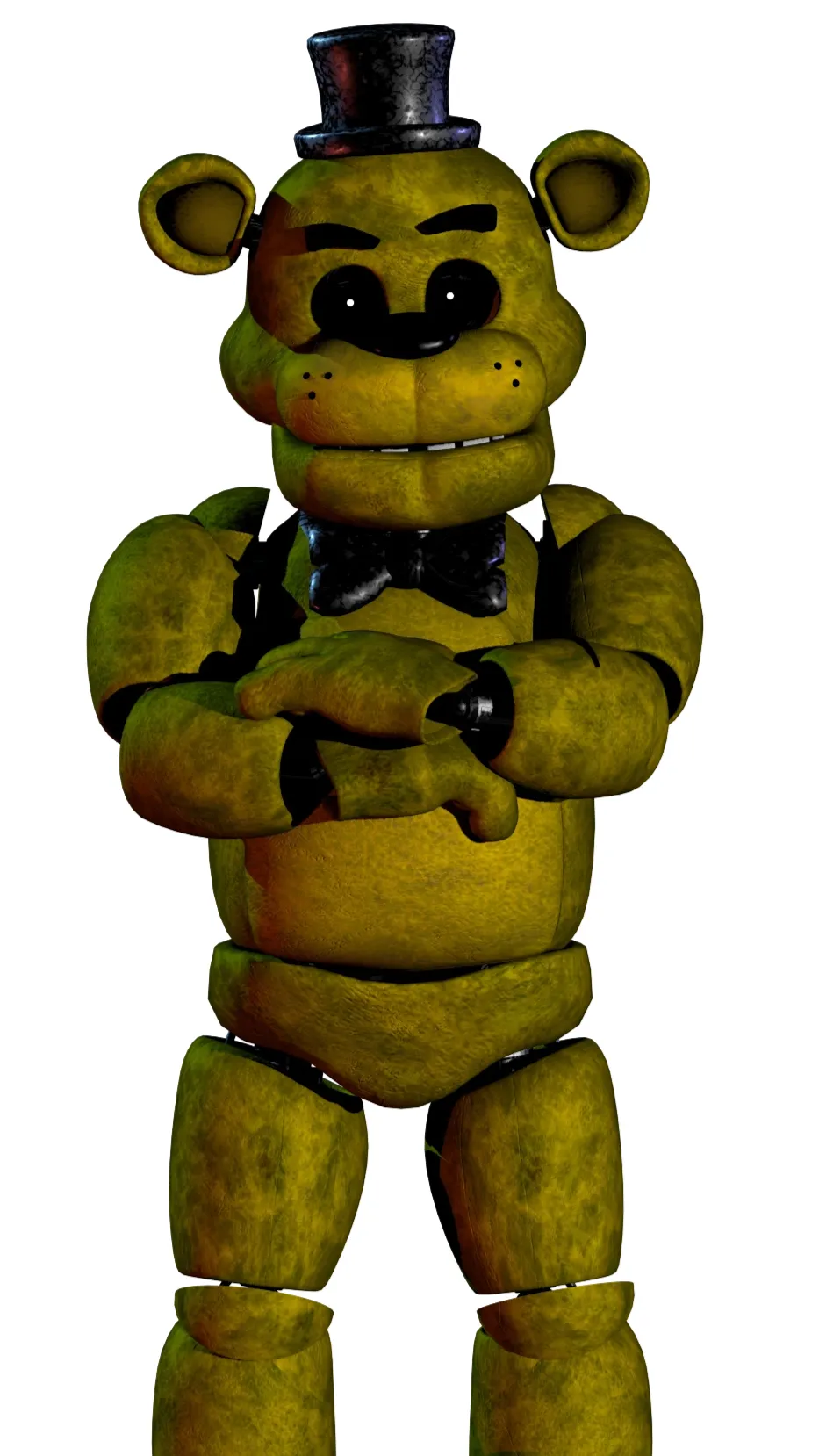 ai character: Golden freddy background
