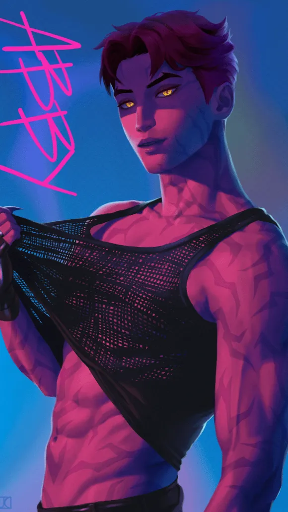 ai character: Abby saja background