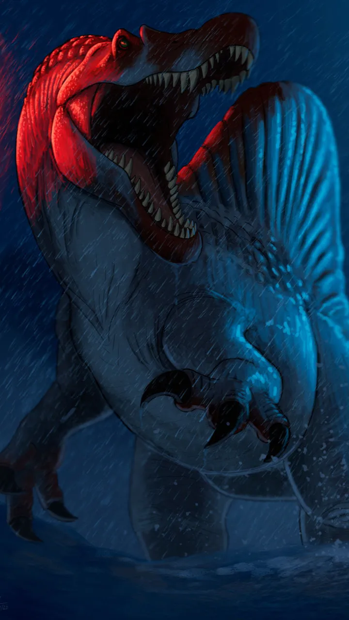 ai character: Snock the spino background