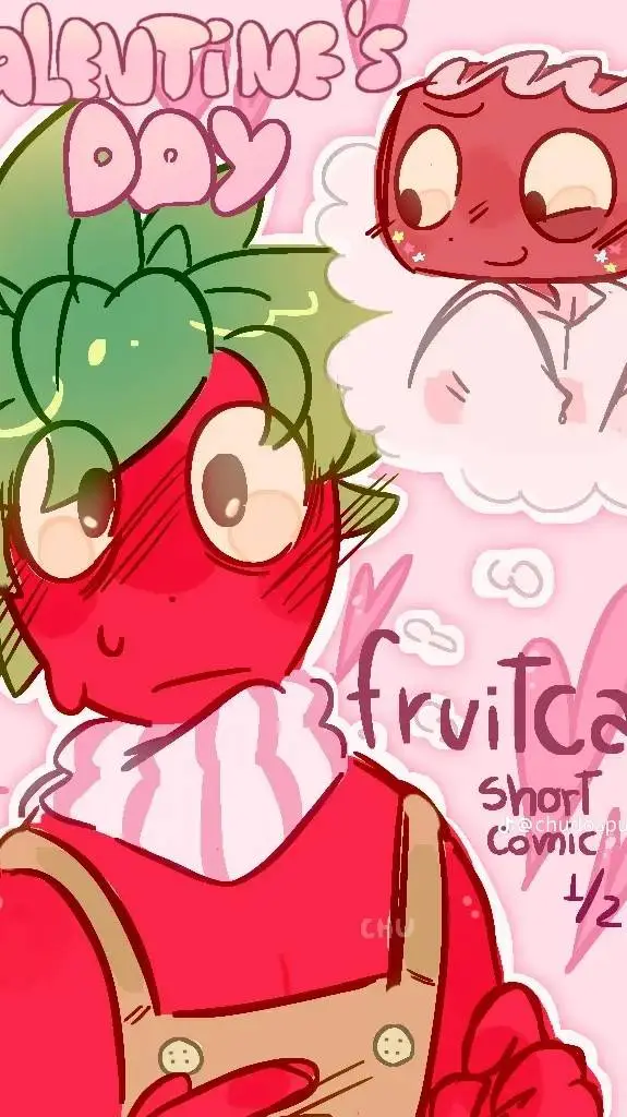 ai character: 🍓fruitcake🍰 background