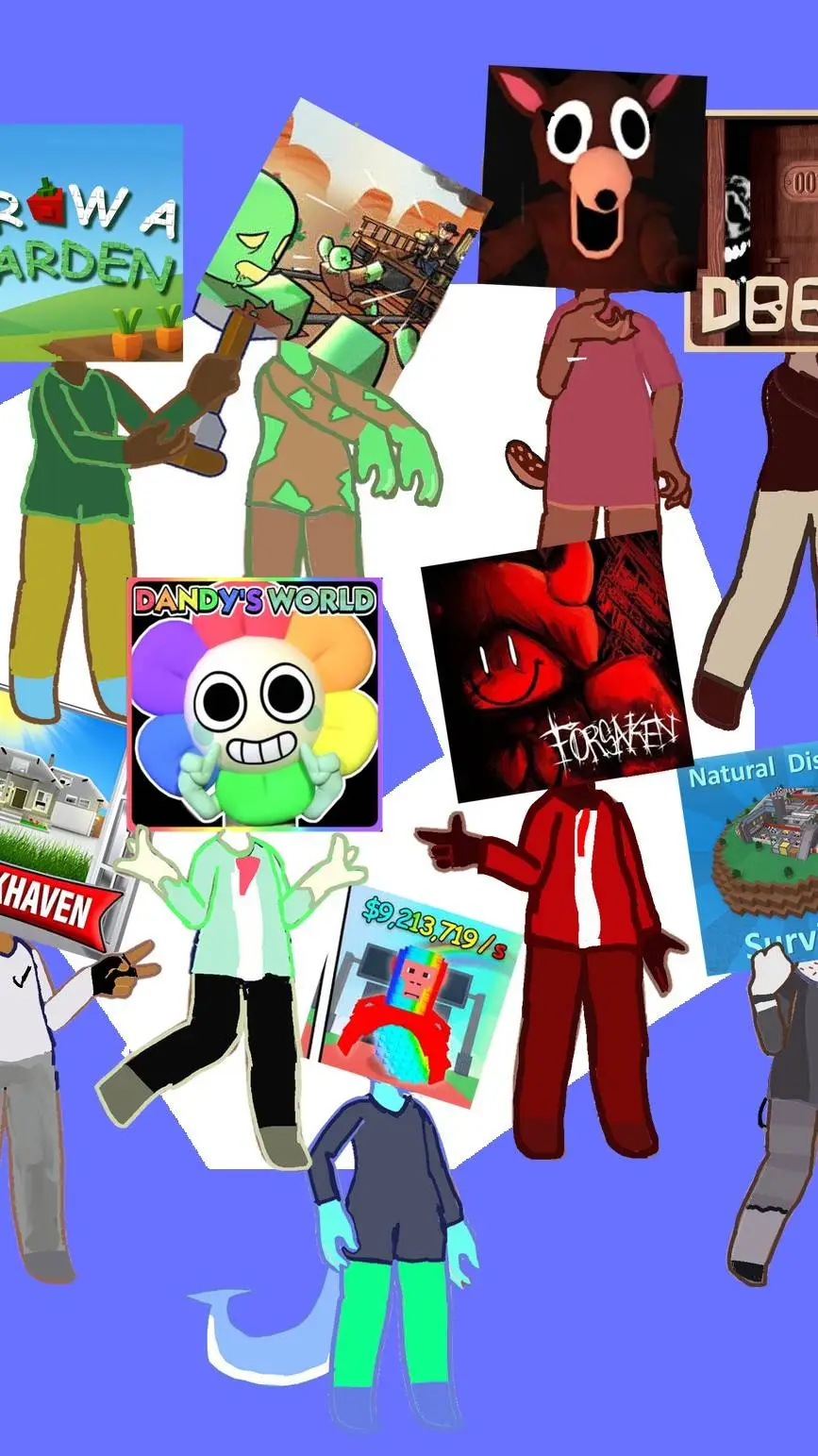 ai character: Juegos de roblox✨ background