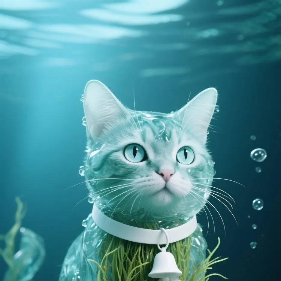chat with ai character: water cat