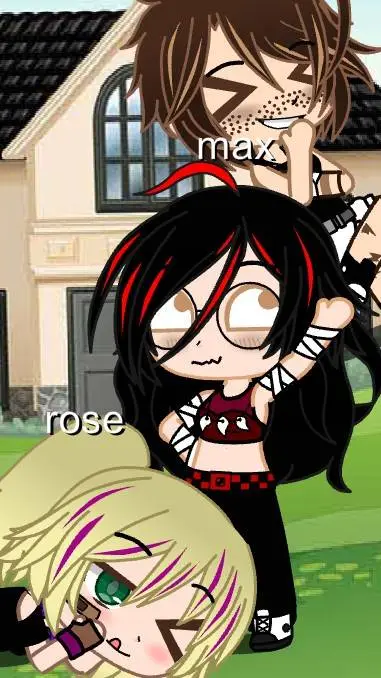 ai character: Ed max and rose  background