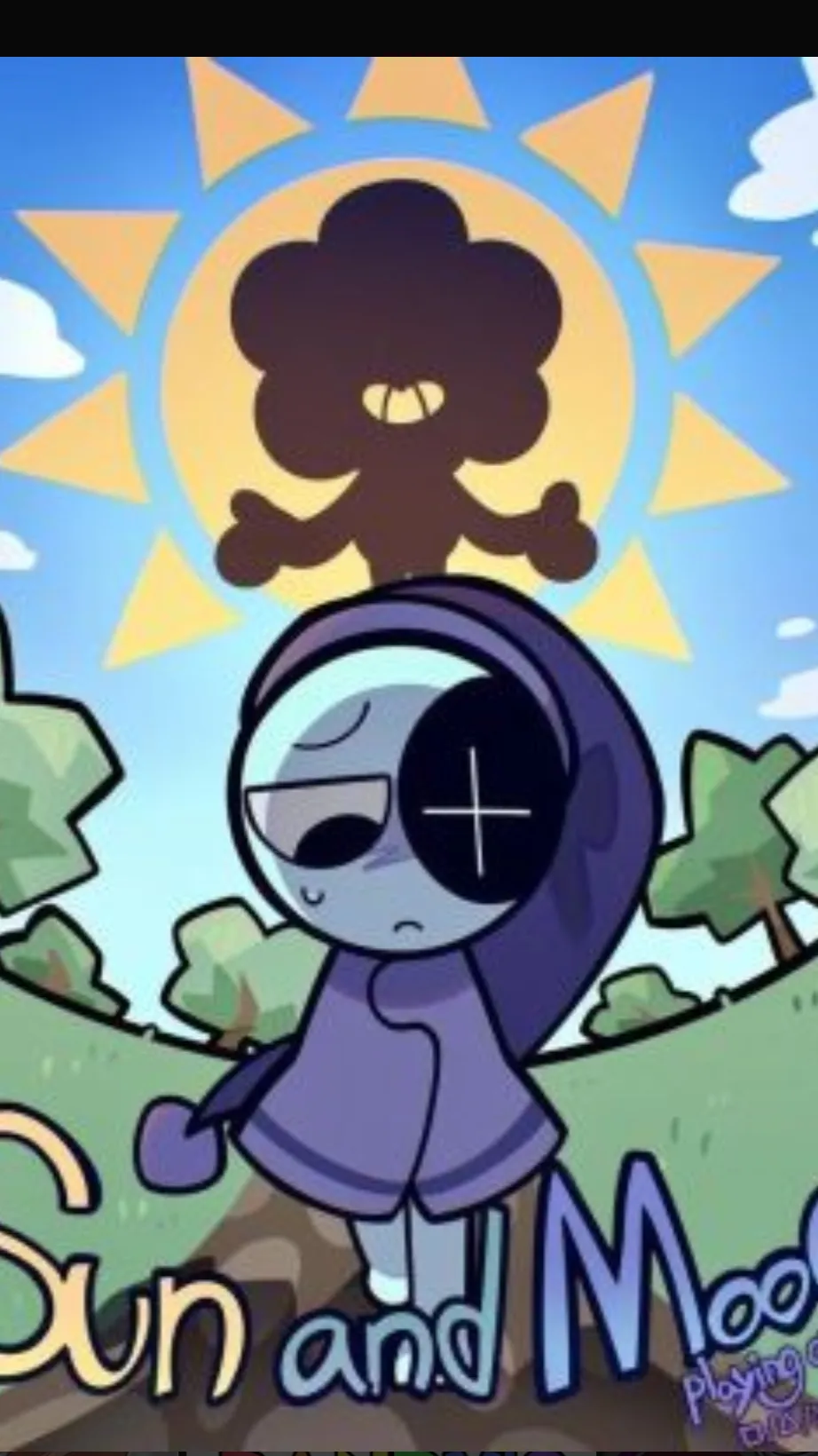 ai character: DW moon infection background