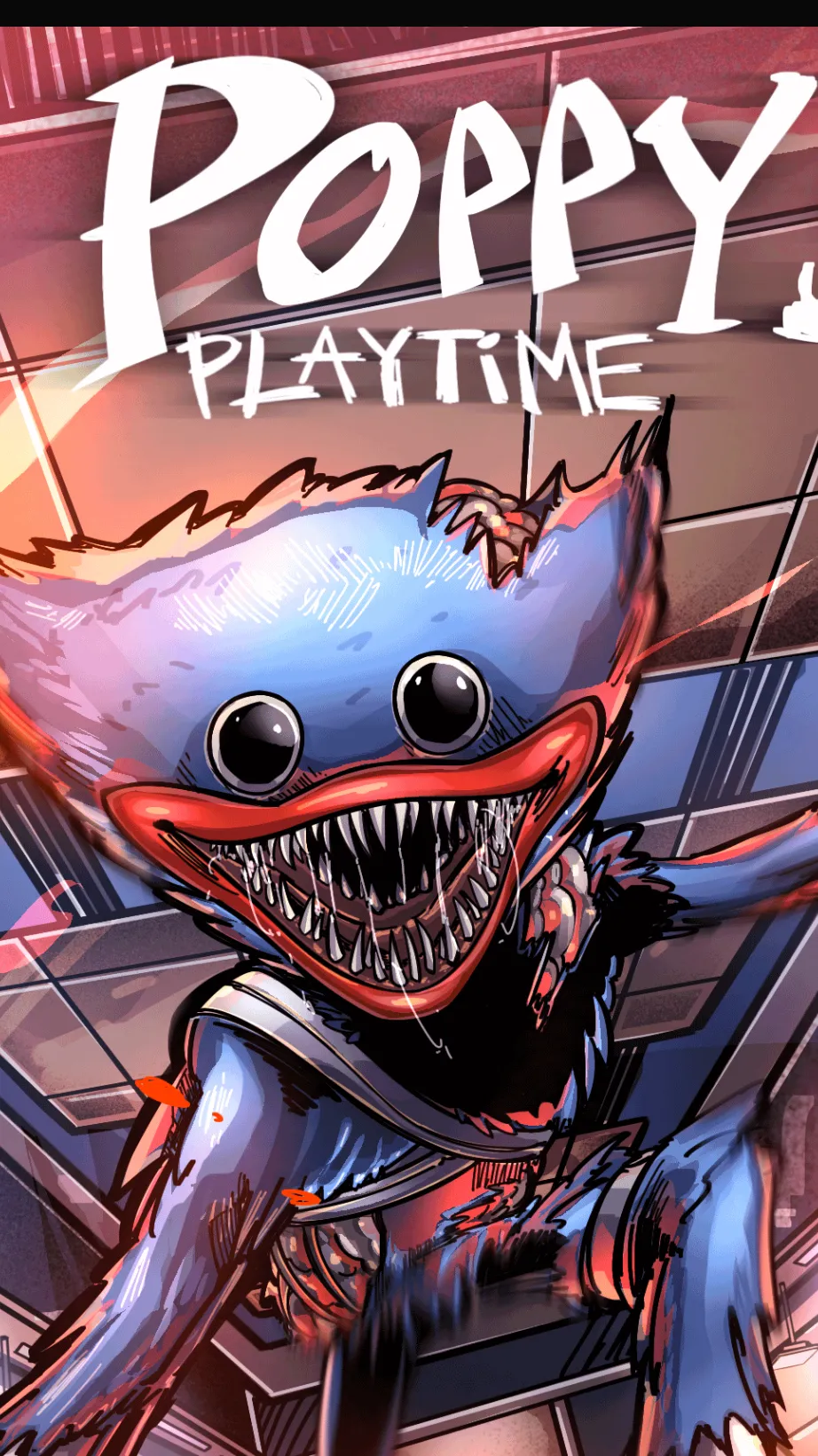 ai character: Poppy playtime  background