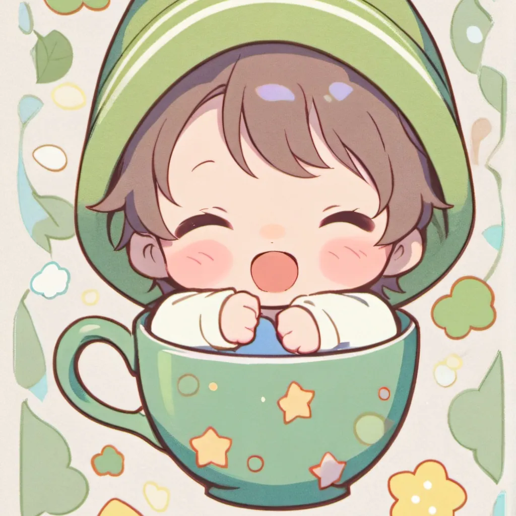chat with ai character: cup babies☕