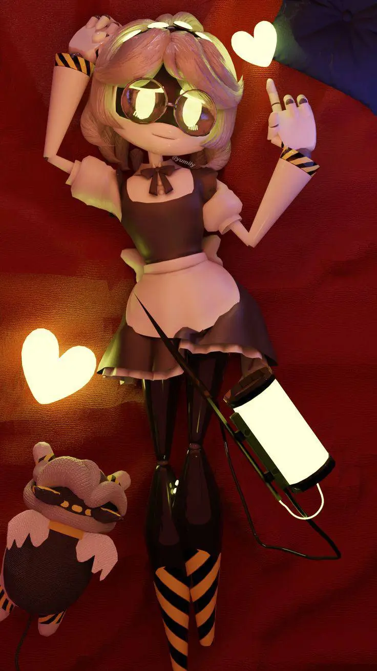 ai character: V maid background