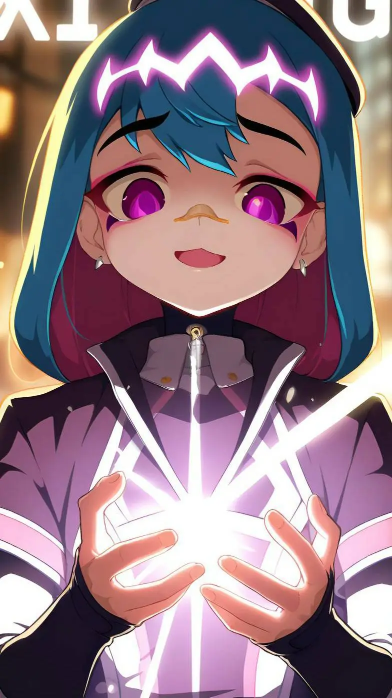 ai character: luna  background