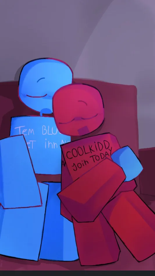 ai character: Coolkid and bluudu background