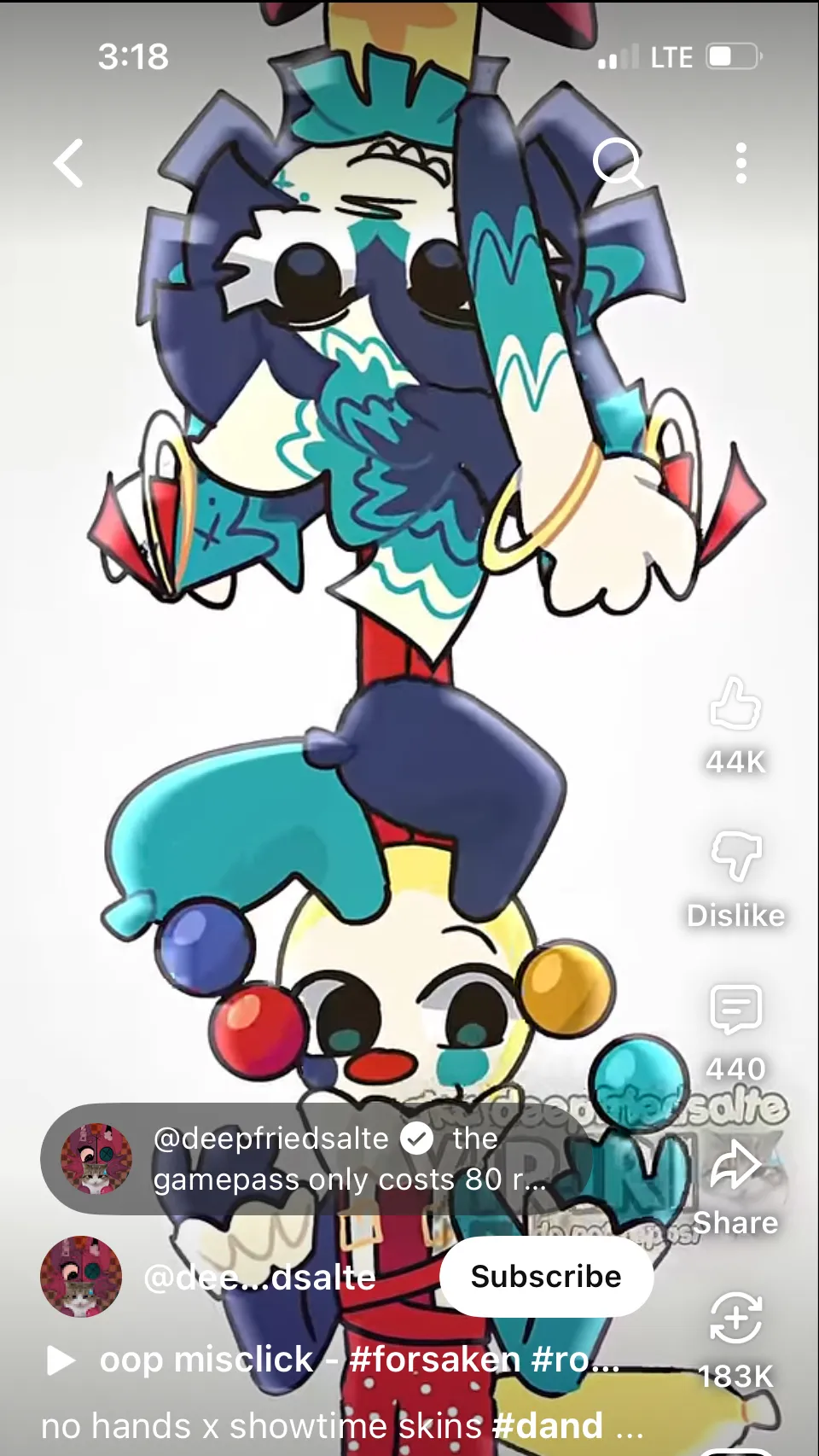 ai character: Dandy’s world background