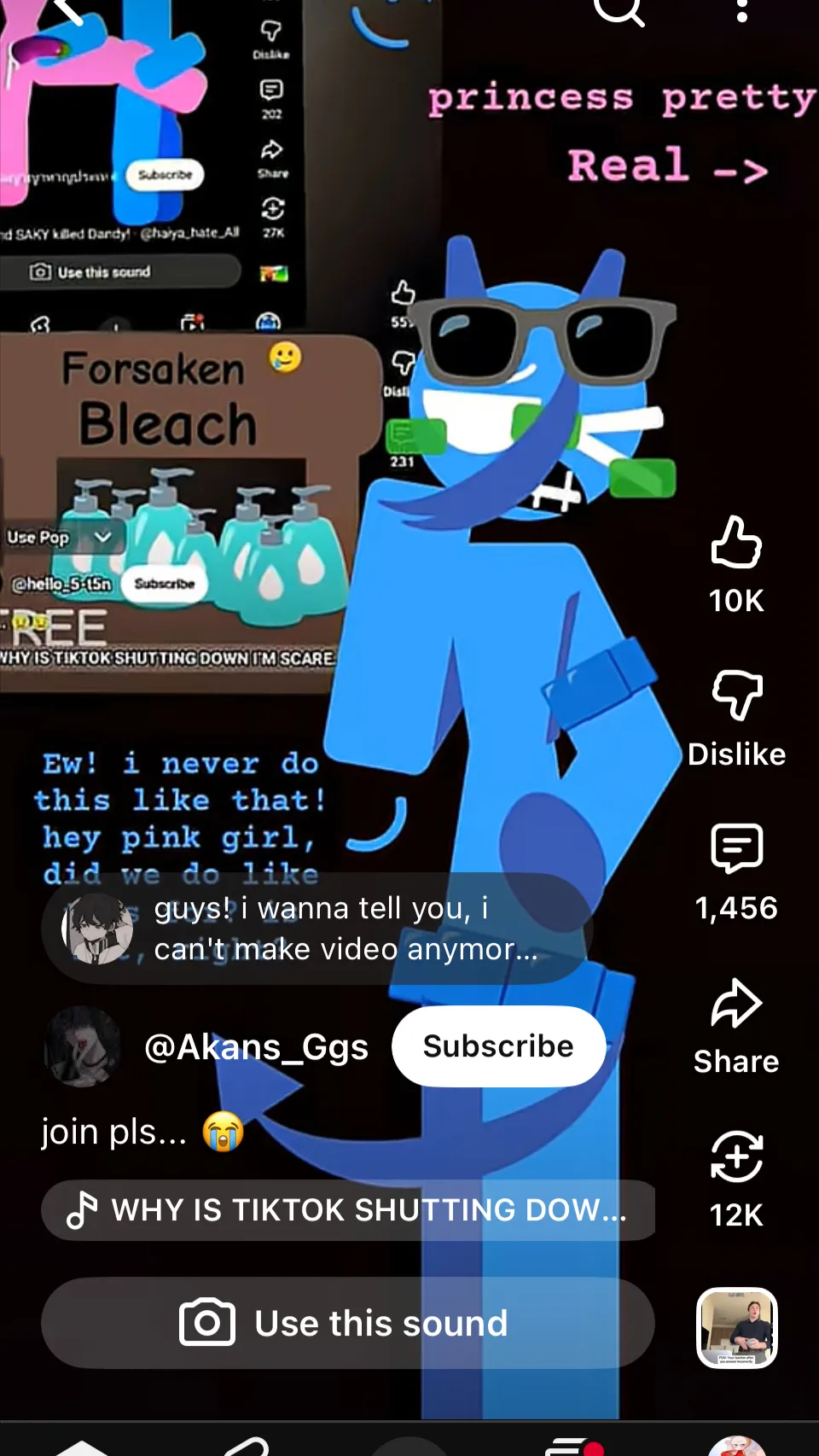 ai character: Bluudud (sick) background