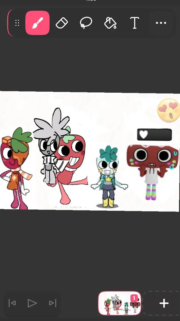 ai character: cosmo and sprouts background