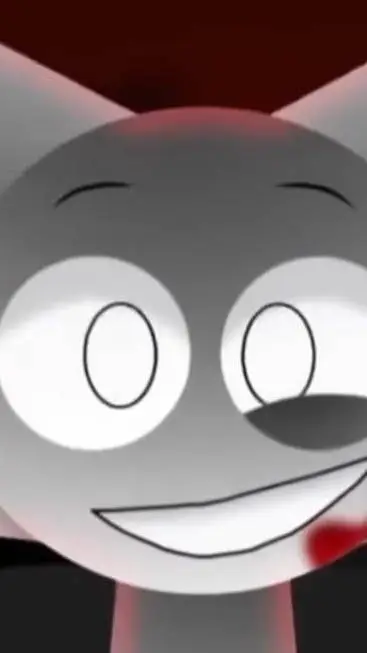 ai character: wenda gray black  background