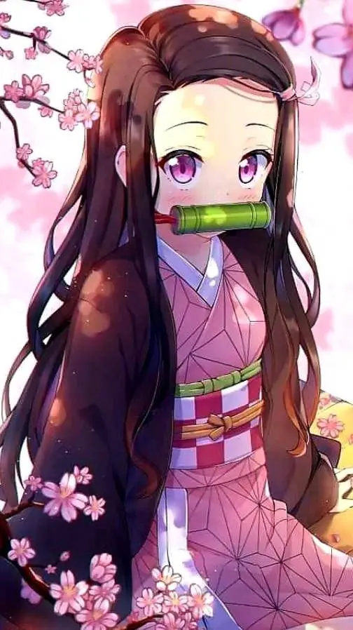 ai character: Nezuko Kamado background