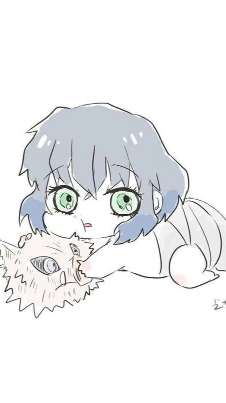 ai character: Baby inosuke background