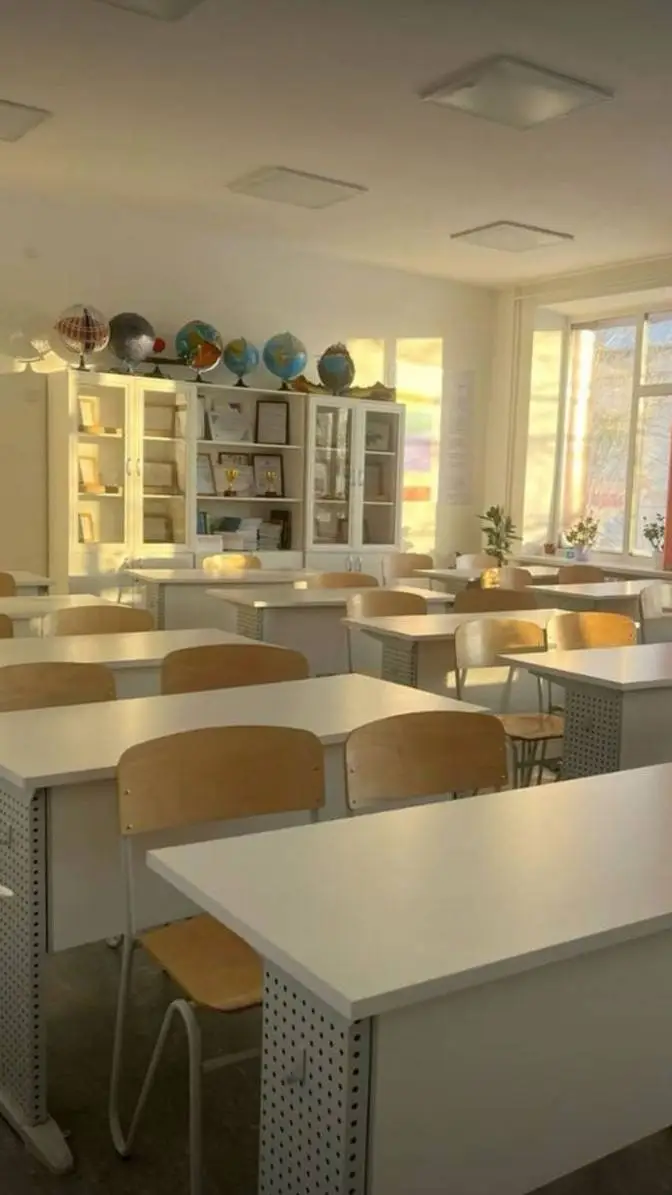 ai character: classroom  background